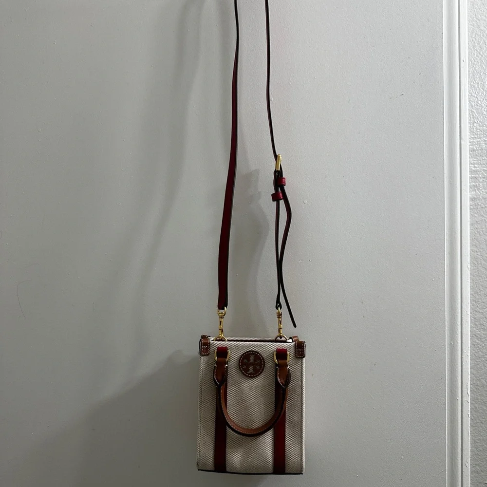 Tory Burch Mini Shopper Natural